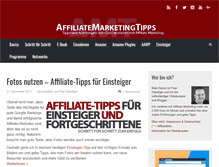Tablet Screenshot of affiliate-marketing-tipps.de